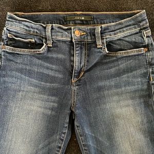 Joe’s Jeans; “straight ankle” in size 29 (inseam 28 inches)